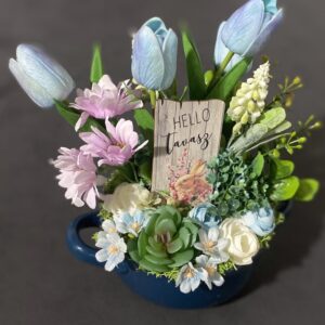Tulipános asztaldísz